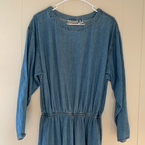 Vintage Cotton denim dress - Picture 3 of 5
